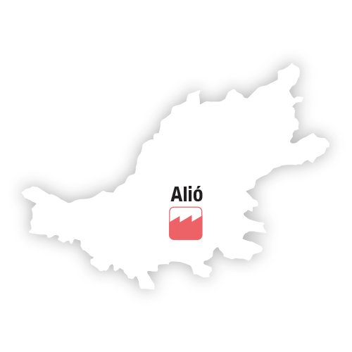 Mapa Alio
