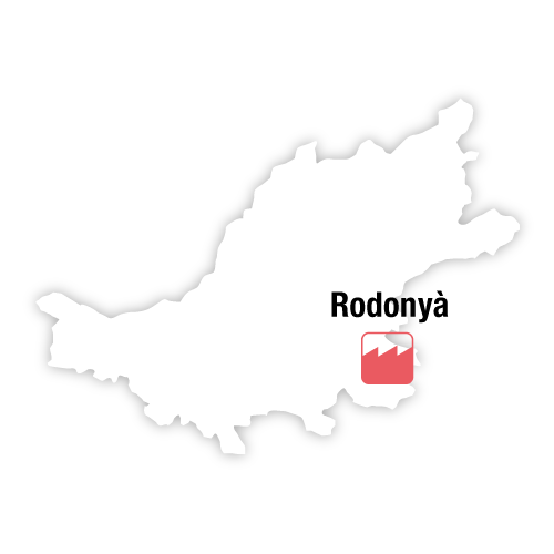 Mapa Rodonyà