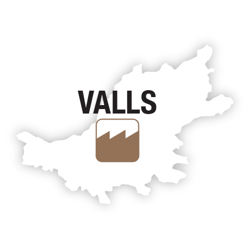 Mapa Valls